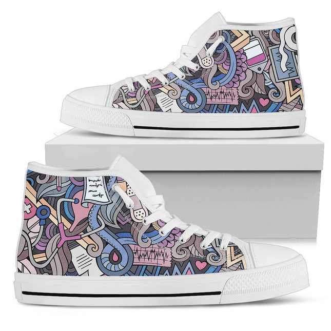 Mind Of A Nurse Hi Top